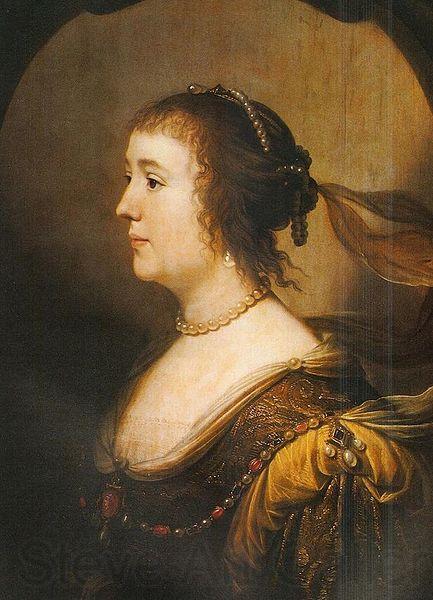 Gerrit van Honthorst Portrait of Amelia van Solms